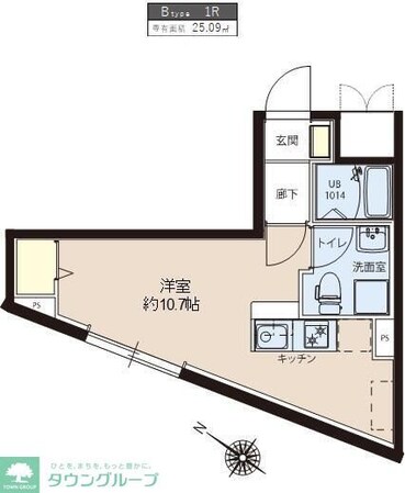 レピュア竹ノ塚レジデンスの物件間取画像